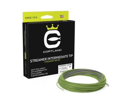 Cortland muškařská šnůra Streamer Intermediate Tip Space Grey/Moss Green (Varianta WF6I 100ft)