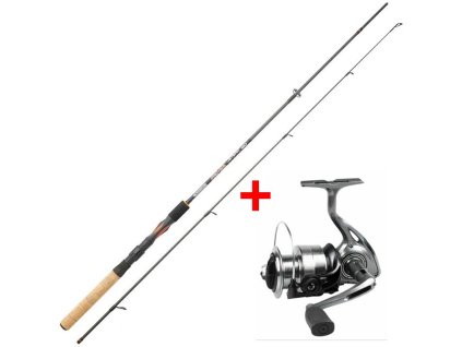 Garbolino prut Proxima JetSpin L 1,80m, 3-15g + naviják Strike 301 FD