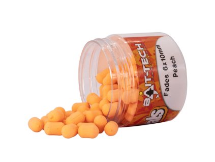 Bait-Tech Criticals Fades Wafters - Orange Peach 6x10 mm, 50 ml