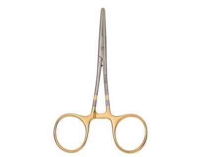 Dr. Slick Co. Pean rovný Standard Clamp 12,5 cm, zlatý