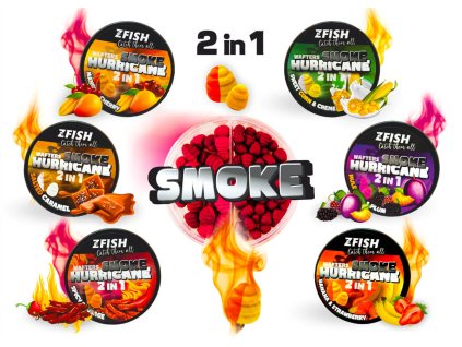 ZFISH Smoke Hurricane Wafters 2in1 (Příchuť Strawberry-Banana)