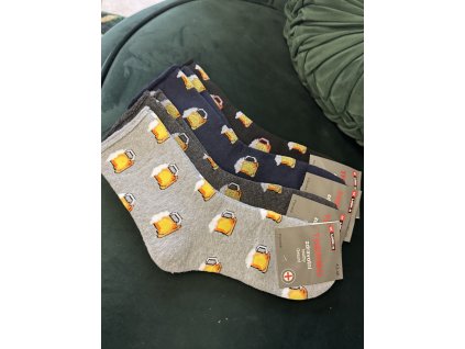 Pánské ponožky s pivem