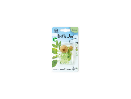 small GLASS BOTTLE BAMBOO 2