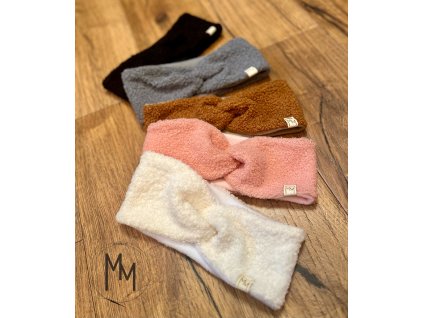 Zimní plyšové čelenky