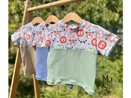 Dětské tričko se zvířátky