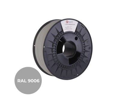filament c tech premium line petg bily hlinik ral9006 1 75mm 1kg ie1775045