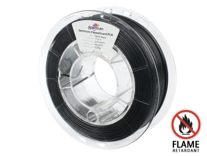 filament spectrum flameguard pla 1 75mm midnight black 0 25kg ie2018290