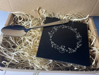 gravírovaná zimní sada