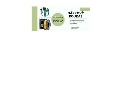 dárkový poukaz 1000 Kč