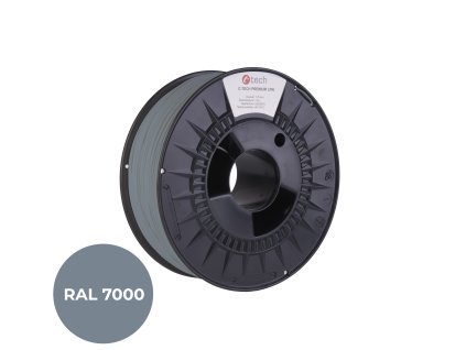 filament c tech premium line pla veverci seda ral7000 1 75mm 1kg ie1775127