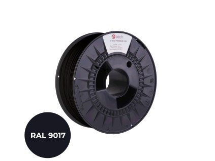 filament c tech premium line pla dopravni cerna ral9017 1 75mm 1kg ie1780044