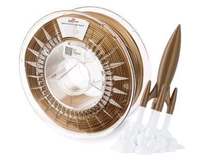 filament spectrum pla high speed 1 75mm gold 1kg ie1938110