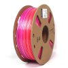 filament gembird pla 1 75mm 1kg silk rainbow cervena fialova i38044