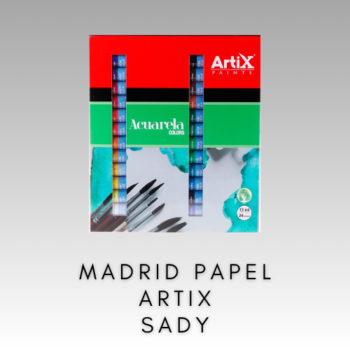 MADRID PAPEL ARTIX SADY AKVARELOVÝCH FARIEB