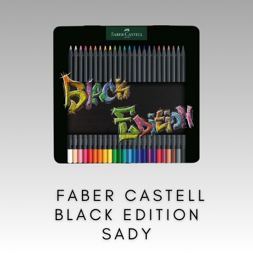 FABER CASTELL BLACK EDITION SADY FAREBNÝCH CERUZIEK