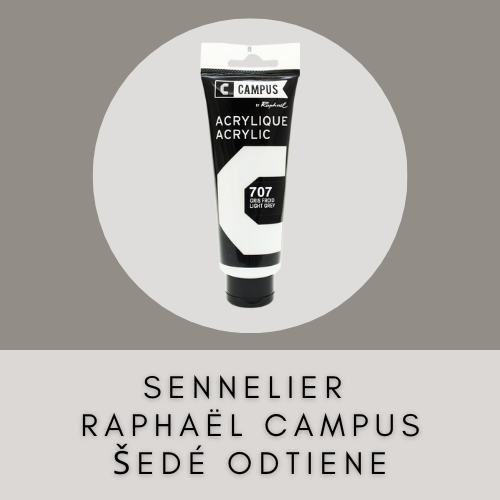 SENNELIER RAPHAËL CAMPUS 100-120 ML ŠEDÉ ODTIENE