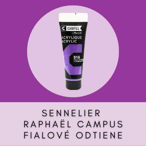 SENNELIER RAPHAËL CAMPUS 100-120 ML FIALOVÉ ODTIENE