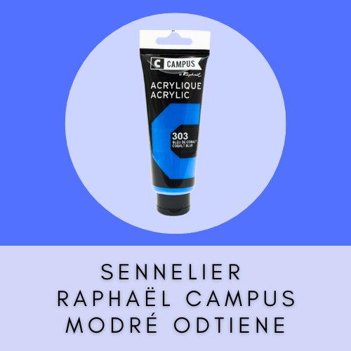 SENNELIER RAPHAËL CAMPUS 100-120 ML MODRÉ ODTIENE