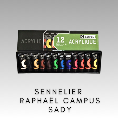 SENNELIER RAPHAËL CAMPUS SADY AKRYLOVÝCH FARIEB