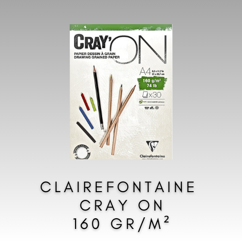 CLAIREFONTAINE CRAY ON SKICOVACÍ BLOK 160 GR/M2