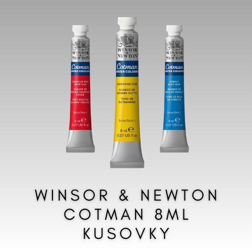 WINSOR & NEWTON COTMAN AKVARELOVÉ FARBY TUBY 8 ML