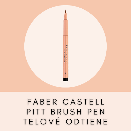 FABER CASTELL PITT ARTIST BRUSH PEN TELOVÉ ODTIENE