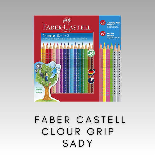 FABER CASTELL COLOUR GRIP SADY AKVARELOVÝCH CERUZIEK