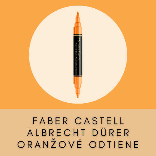 FABER CASTELL ALBRECHT DÜRER ORANŽOVÉ ODTIENE