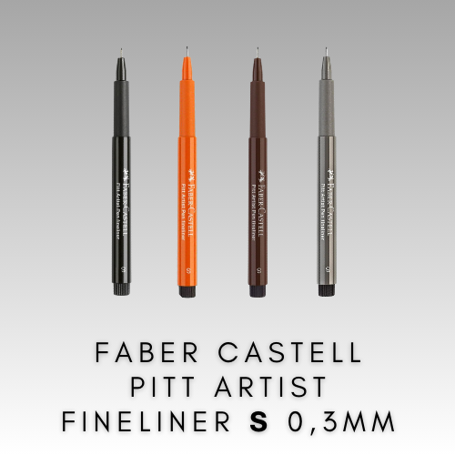 FABER CASTELL PITT ARTIST PEN FINELINERS S 0,3 MM