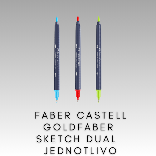 FABER CASTELL GOLDFABER SKETCH DUAL MARKERY JEDNOTLIVO