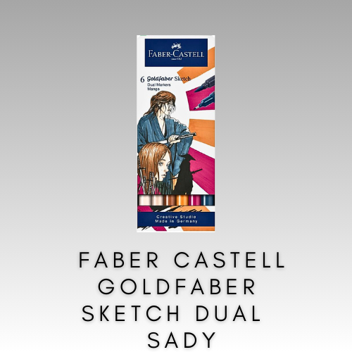 FABER CASTELL GOLDFABER SKETCH DUAL MARKERY SADY