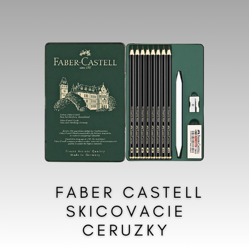 FABER CASTELL SKICOVACIE A KRESLIACE CERUZKY