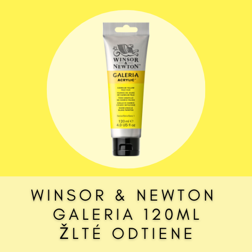 WINSOR & NEWTON GALERIA 120 ML ŽLTÉ ODTIENE