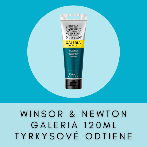 WINSOR & NEWTON GALERIA 120 ML TYRKYSOVÉ ODTIENE