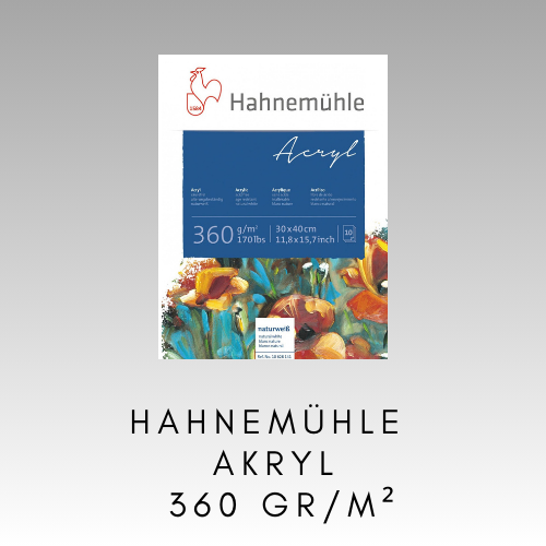 HAHNEMÜHLE DOSKA PRE AKRYLOVÉ FARBY 360 GR/M2