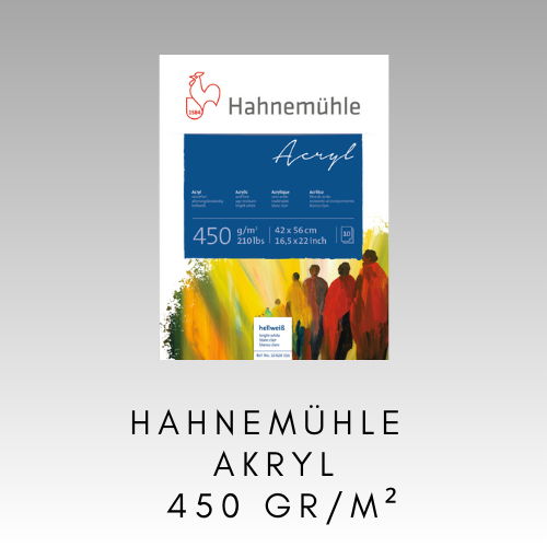 HAHNEMÜHLE BLOK PRE AKRYLOVÉ FARBY 450 GR/M2