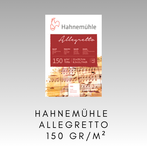 HAHNEMÜHLE ALLEGRETTO 150 GR/M2