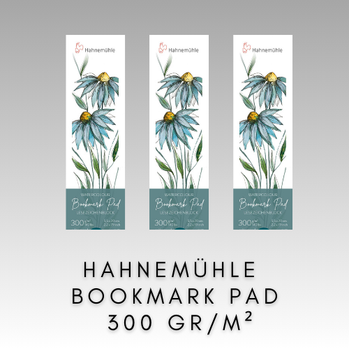 HAHNEMÜHLE WATERCOLOUR BOOKMARK PAD 100 % BAVLNA 300 GR/M2