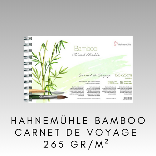 HAHNEMÜHLE BAMBOO MIX MEDIA CARNET DE VOYAGE 265 GR/M2