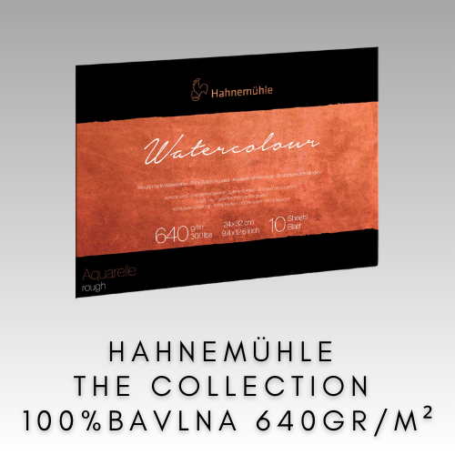 HAHNEMÜHLE THE COLLECTION 640 GR/M2 100 % BAVLNA