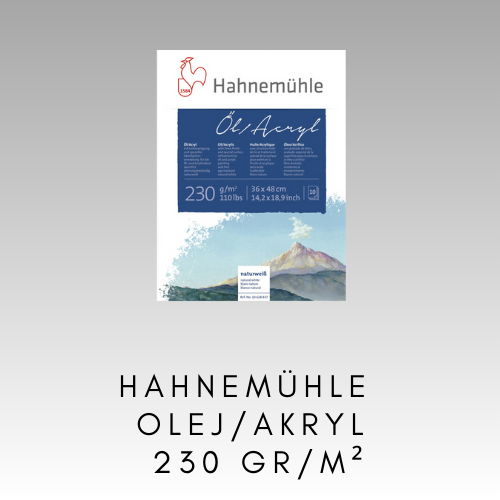 HAHNEMÜHLE MALIARSKA DOSKA PRE OLEJOVÉ A AKRYLOVÉ FARBY 230 GR/M2