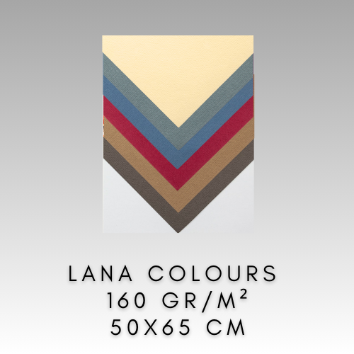 LANA COLOURS PAPIER 160 GR/M2, 45% BAVLNA