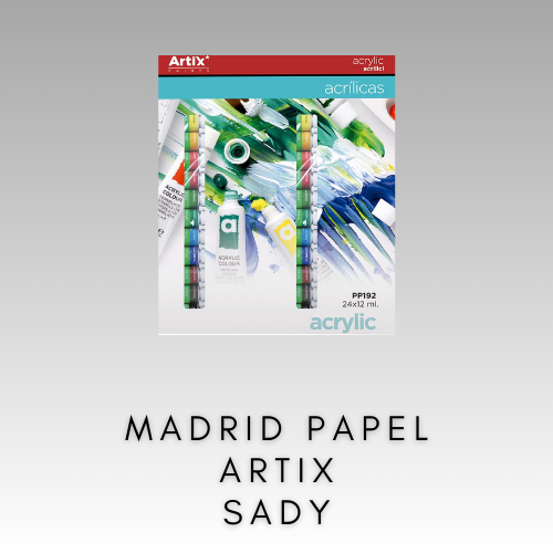 MADRID PAPEL ARTIX SADY AKRYLOVÝCH FARIEB