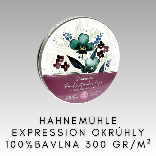 HAHNEMÜHLE EXPRESSION OKRÚHLY PAPIER 300 GR/M2