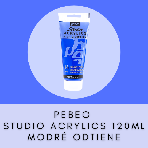 PEBEO STUDIO ACRYLIC 100 ML MODRÉ ODTIENE