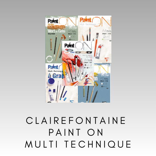 CLAIREFONTAINE PAINT ON MULTI TECHNIQUE BLOKY 250 GR/M2