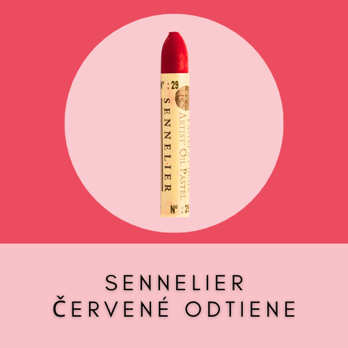 SENNELIER ČERVENÉ ODTIENE