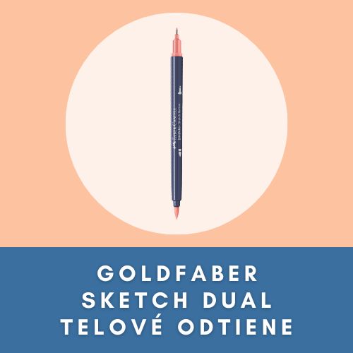 FABER CASTELL GOLDFABER SKETCH DUAL TELOVÉ ODTIENE