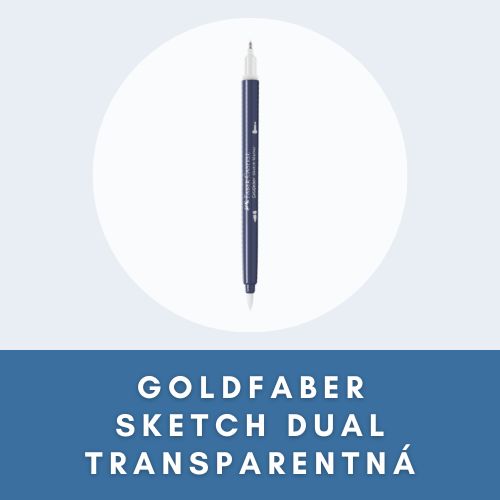 FABER CASTELL GOLDFABER SKETCH DUAL TRANSPARENTNÝ