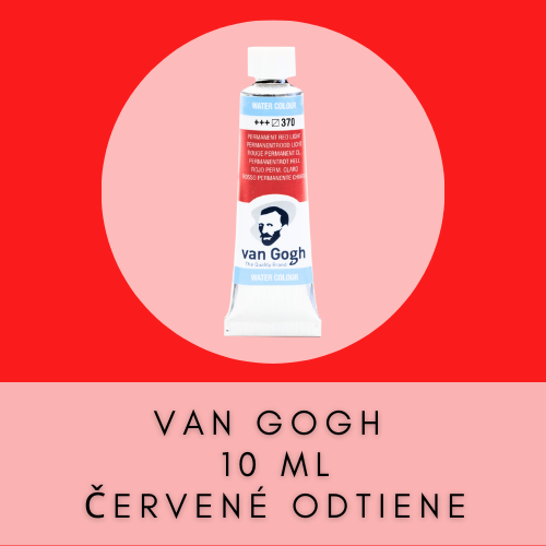 VAN GOGH 10 ML ČERVENÉ ODTIENE